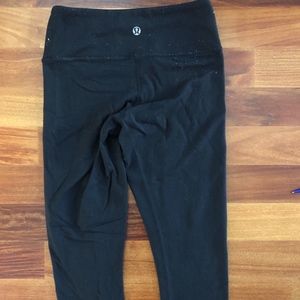 Lululemon Women Black Leggings Size 4